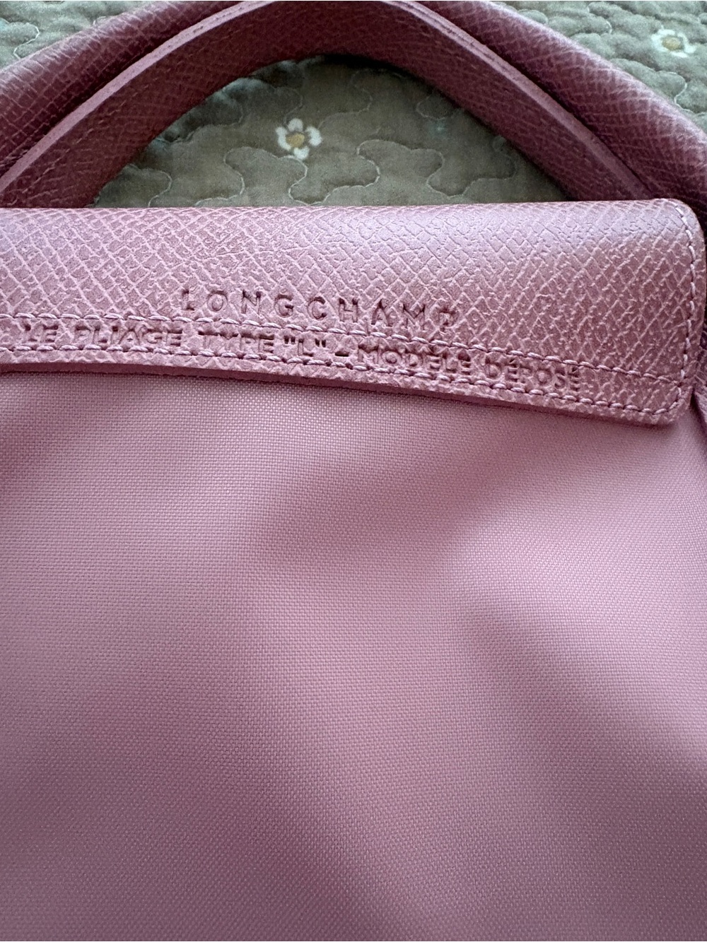 Longchamp Le Pliage Recycled Large Tote - Petal Pink - Picture 7 of 14